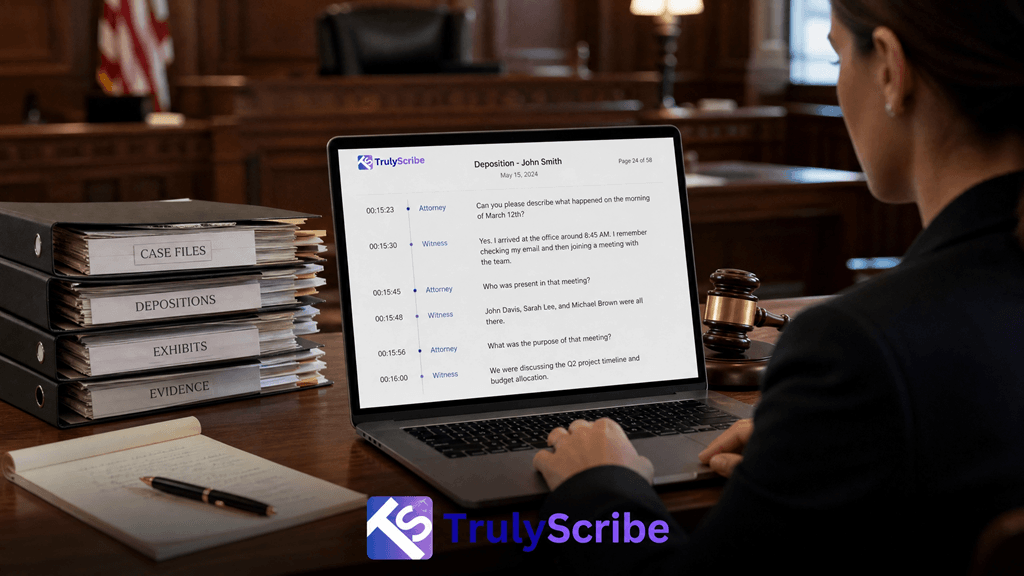 AI transcription for legal discovery