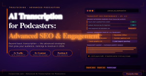 ai-transcription-podcasters-advanced-seo-engagement