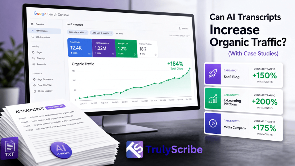 can-ai-transcripts-increase-organic-traffic-case-studies