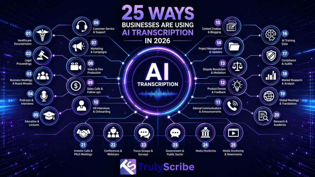 25-ways-businesses-using-ai-transcription
