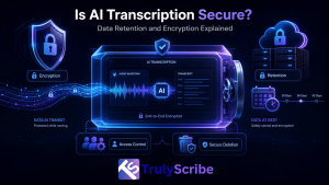 Is AI Transcription Secure? Data Retention and Encryption Explained